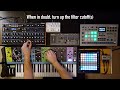 Jam askew w/ Moog Matriarch, Launchpad Pro Mk3, Analog Rytm MkII, Roland SH-01a, Peak, Echosystem