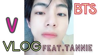 【日本語字幕/ENGsub】뷔 V’s Vlog  #タニ #テテ #海 #インターネットカフェ