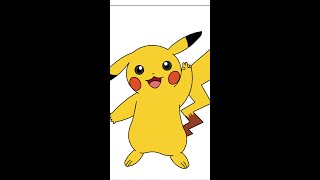 Pikachu Character drawn using Python Turtle Library ๐ ๐ || Infinite Coder #shorts #infinitecoder