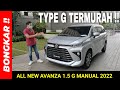 Bongkar !! Toyota All New Avanza Tipe G Manual 2022 || Review Eksterior & Interior Terbaru