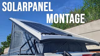 Solaranlage nachrüsten für unter 250€ | Aufstelldach/Schlafdach - VW T5 DIY Camper