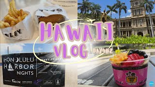 【ハワイVlog】駆けだしハワイヲタクのハワイ旅行DAY4-2｜The DALEY｜イオラニ宮殿｜SALT｜SouthShoreMarket｜HonoluluHarborNights｜Denny's