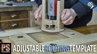 Homemade Adjustable Routing Template