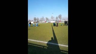 Penalty van vince bij vv Hedel