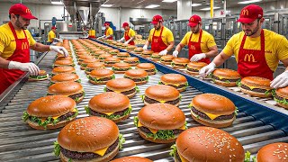 INSIDE THE McDONALD'S FACTORY: HOW YOUR FAVORITE BURGER IS MADE! 🍔🍟