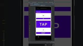 Developing egg counter app using Android studio with Java #appdevelopment #android #apps