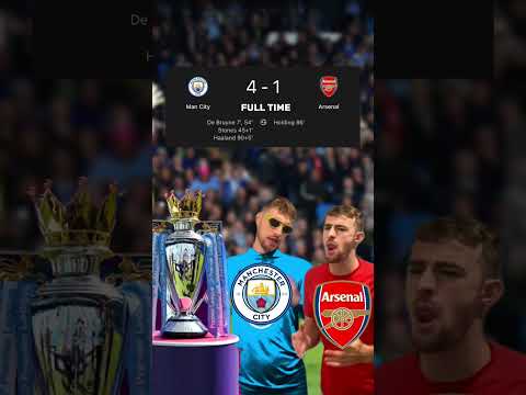 MAN CITY WINNING THE TITLE?! 😱🏆 | MAN CITY 4-1 ARSENAL - YouTube