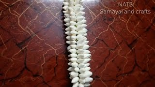 மல்லிகைப்பூ மாலை கட்டுவது எப்படி? / How to string jasmine flower garland easily?