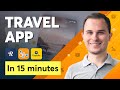 How to Build a Travel App like Roadtrippers, TripIt or Expedia + ChatGPT 🚅