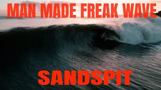 They created a massive Sand Spit.