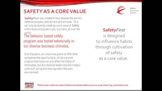 BBS (Behavior Based Safety) Webinar - ELS Safety First Solution