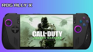 Asus Rog Ally X: Call of Duty: Modern Warfare Remastered Gameplay