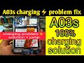 Samsung A03s charging problem fix