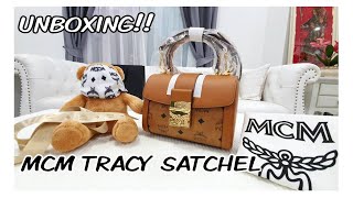 UNBOXING!!💥💥MCM Tracy Satchel in Visetos👜||แกะของใหม่ mcm Tracy ของใหม่ สวยกริบ🔥