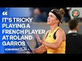 Elina Svitolina on playing a French player at Roland Garros 😅 | 2024 French Open 🇫🇷