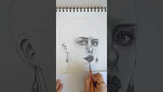 How to draw pencil sketch step by step #sketchingbasics #easysketch #drawingforbeginners #acrylic