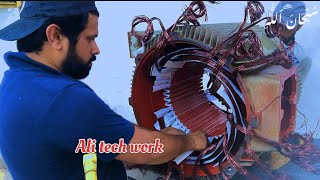 Help sugar mills Repair 160HP Electric Motor For Free | But Get Money Against Work | Ali tech work