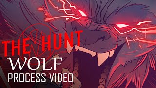 The Hunt - Wolf Card - process video