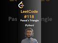 LeetCode#118 Pascal's Triangle - Python
