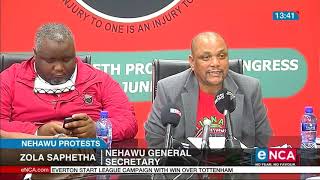 Nehawu threatens to withdraw its support for ANC