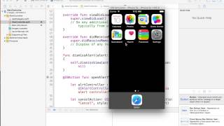 Swift tutorial : UIAlertController iOS 8 Xcode 6