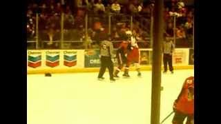 Hockeyfighters.cz  Tom Sestito vs Drew Fata.wmv