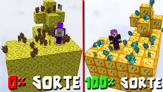 ILHA Lucky block mas Secretamente Trollei com 100% AZAR no LUCKY BLOCK