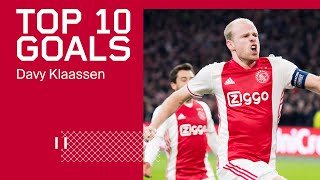 TOP 10 GOALS - Davy Klaassen, 10 years in 🤍♥️🤍