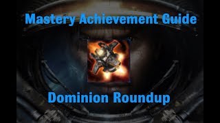 Dominion Roundup Mastery Achievement - Starcraft 2 Wings of Liberty