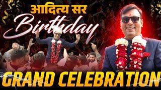 Aditya Patel Sir Birthday Grand Celebration | Cake Cutting, Dance, Activities | Birthday Celebration