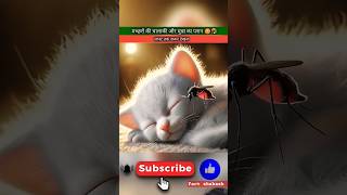 मच्छर की चहलाकी और मूस की प्लान #cartoon #facts #animation #cat #animals #cute #viralshort #trending