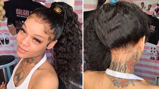 360 Wig Ponytail for the SUMMER!☀️ | NO Hair Left Out! ft. Arabella Hair