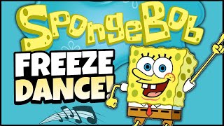 Spongebob Freeze Dance | Brain Break | Summer  Brain Breaks for Kids | Just Dance
