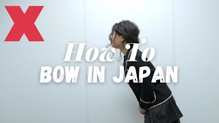 How to Bow in Japan: Japanese Bowing Basics - LIVE JAPAN