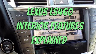 Lexus LS 460 Interior Features Explained