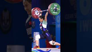 Luo Shifang (59kg 🇨🇳) 140kg / 308lbs C\u0026J Slow Motion! #weightlifting