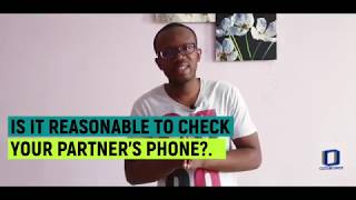 Is it reasonable to check your partner's phone?