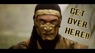 Ed Boon yells "GET OVER HERE" - Scorpion's original voice actor