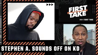 Stephen A. on KD after Game 2: 'A TRAGIC performance,' he's never looked this bad 😳 | First Take