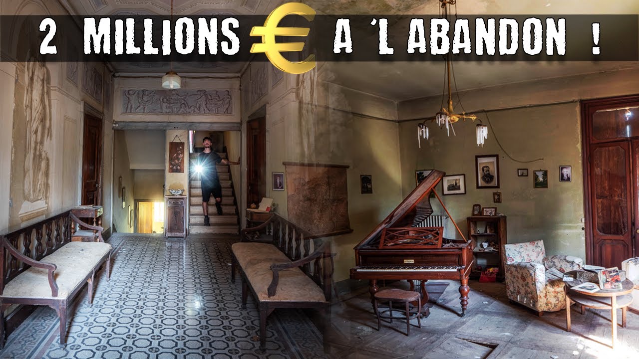 LA PLUS BELLE VILLA ABANDONNÉE D'ITALIE !! #urbex - YouTube