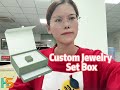 Custom jewelry packaging box with your logo