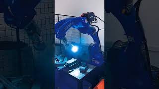 Automatic robot MIG welding#cnc #howtomake #fabrication #conveyorEngineeringExpert