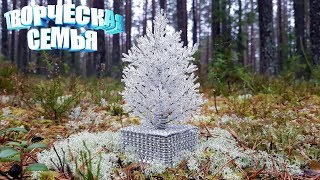 Ёлочка из бисера  Дерево из бисера  Мастер класс  Christmas tree from beads