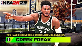 THIS GIANNIS ANTETOK0UNMPO BUILD IS INSANE ON NBA2K25 BEST PF BUIILD ON THE GAME