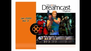 Official Sega Dreamcast Magazine Vol. 3 - January 2000 - Sega Dreamcast - Intro \u0026 Title Screen