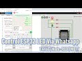 Control ESP32 LED via WhatsApp using Twilio Sandbox, Node-RED, and MQTT | Virtual Demo on Wokwi
