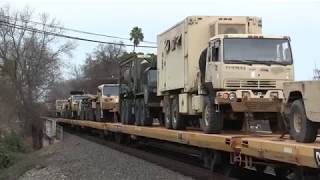 Large and In Charge: Chasing a BNSF Military Train on the Cal-P 1-21-18