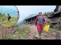 bhumi went to village for work for money || sarmila herding goats in the jungle @bhumicooking