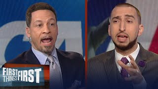 Chris Broussard and Nick Wright react to LeBron calling the NCAA corrupt | FIRST