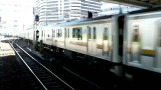 JR東日本　外房線209系2000番台・2100番台　千葉駅発車 JR209-2000\u00262100